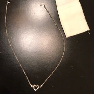 James Avery heart knot necklace